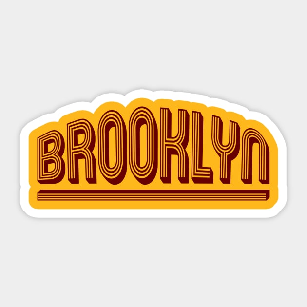 Brooklyn Sticker by MrKovach